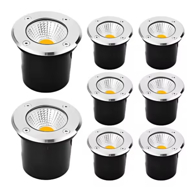 Golau claddedig dan arweiniad tanddaearol